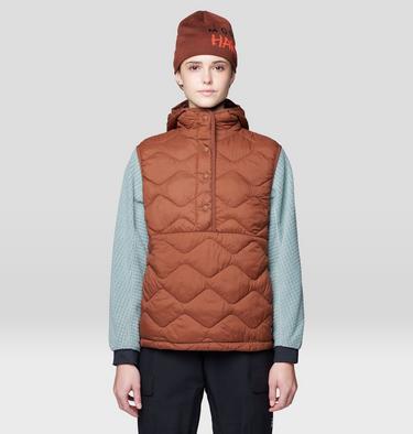 Women's Seek Out Snap Neck Vest, Color: Cocoa Brown, image 13