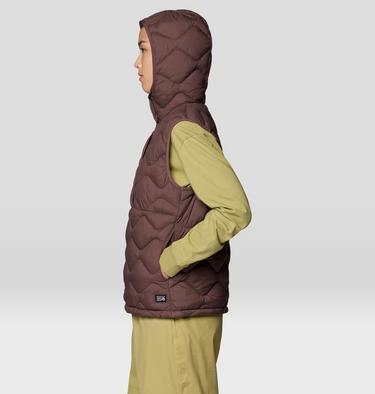 Women's Seek Out Snap Neck Vest, Color: Carob, image 7