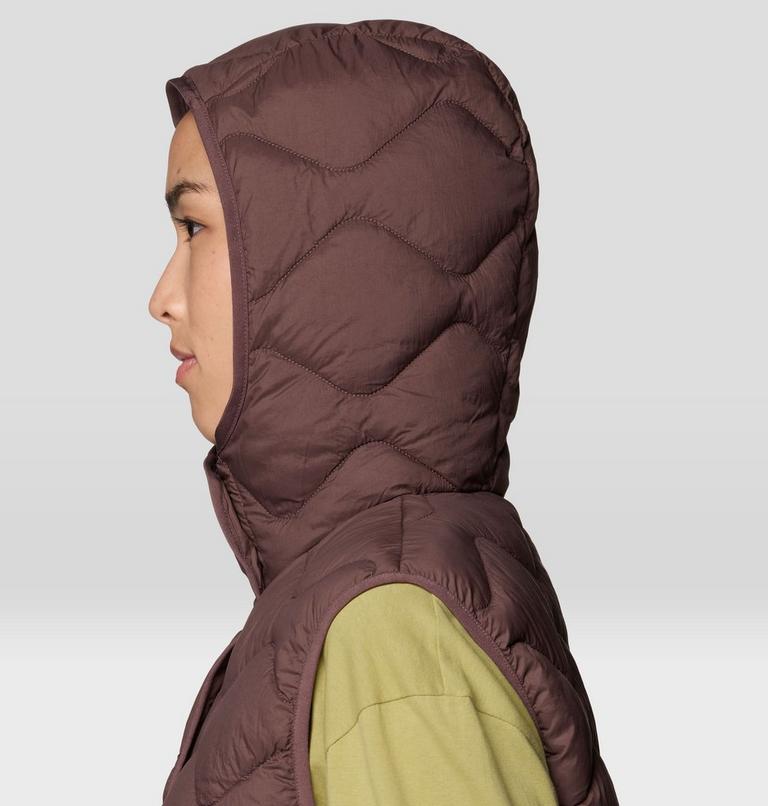 Women's Seek Out Snap Neck Vest, Color: Carob, image 5