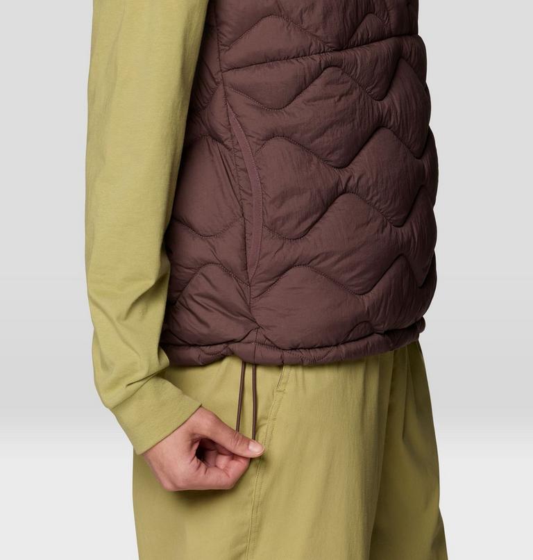Women's Seek Out Snap Neck Vest, Color: Carob, image 6