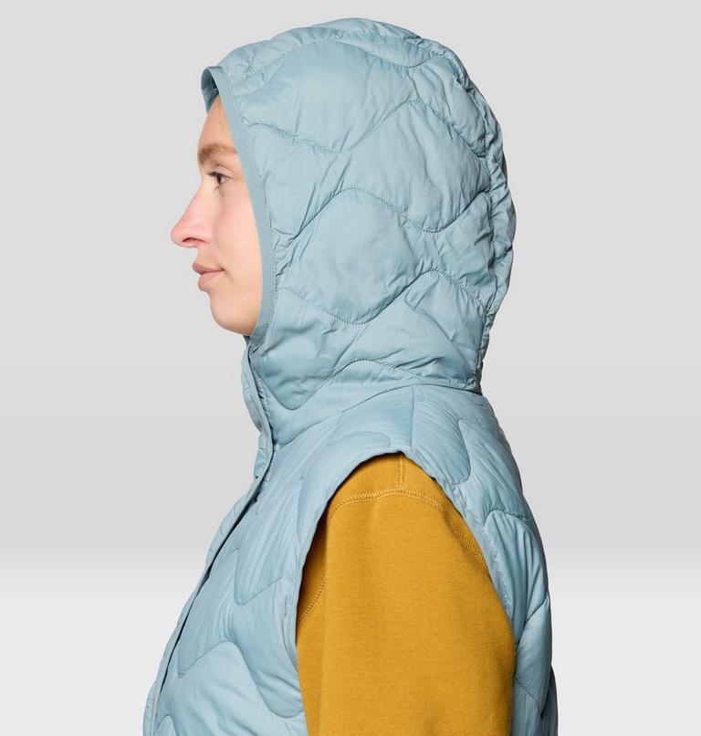 Women's Seek Out Snap Neck Vest, Color: Blue Sage, image 5