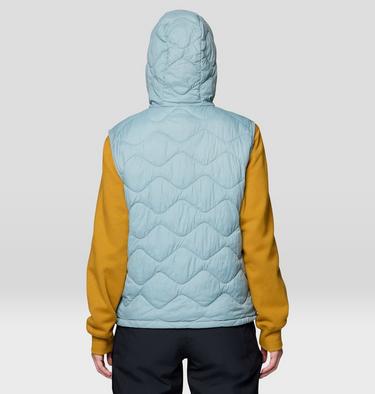 Women's Seek Out Snap Neck Vest, Color: Blue Sage, image 2