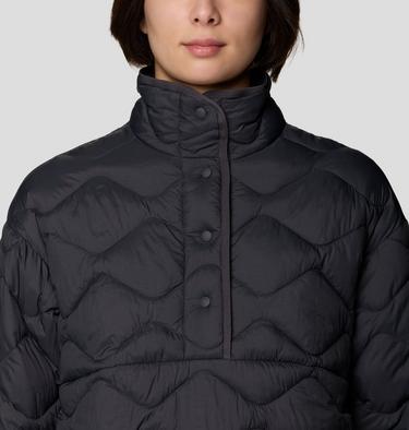 Women's Seek Out Snap Neck Pullover, Color: Shark, image 12