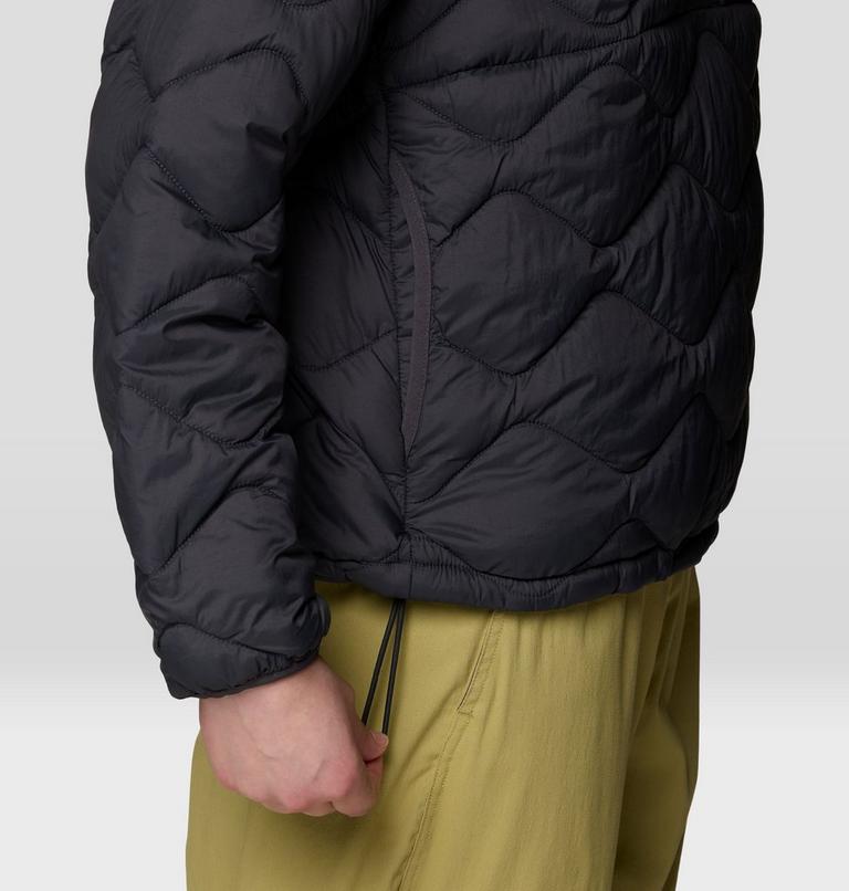 Women's Seek Out Snap Neck Pullover, Color: Shark, image 5