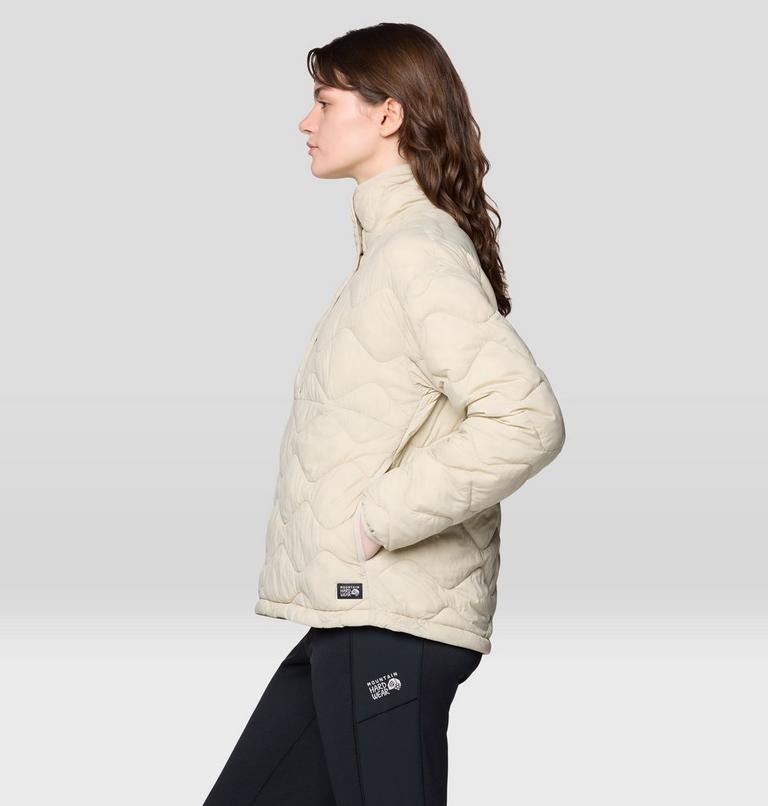 Women's Seek Out Snap Neck Pullover, Color: Fossil, image 4