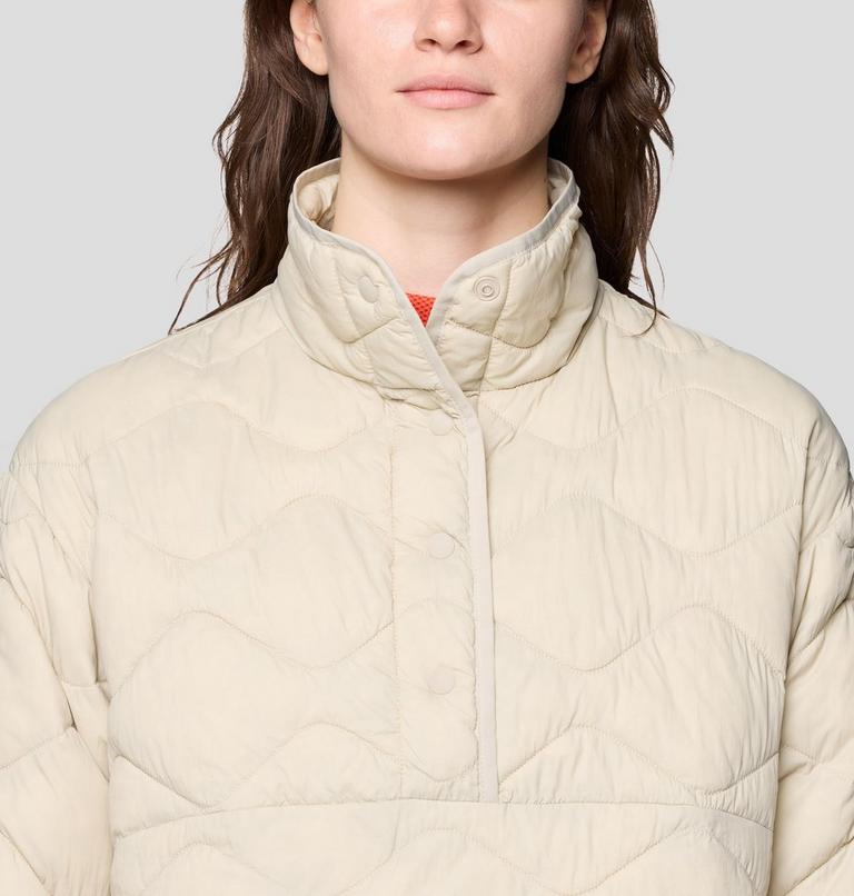 Women's Seek Out Snap Neck Pullover, Color: Fossil, image 5