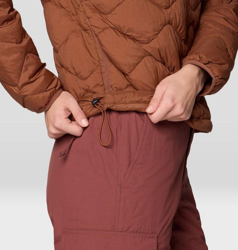 Women's Seek Out Snap Neck Pullover, Color: Cocoa Brown, image 5