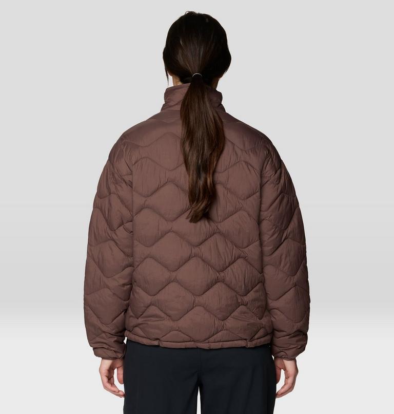 Women's Seek Out Snap Neck Pullover, Color: Carob, image 2