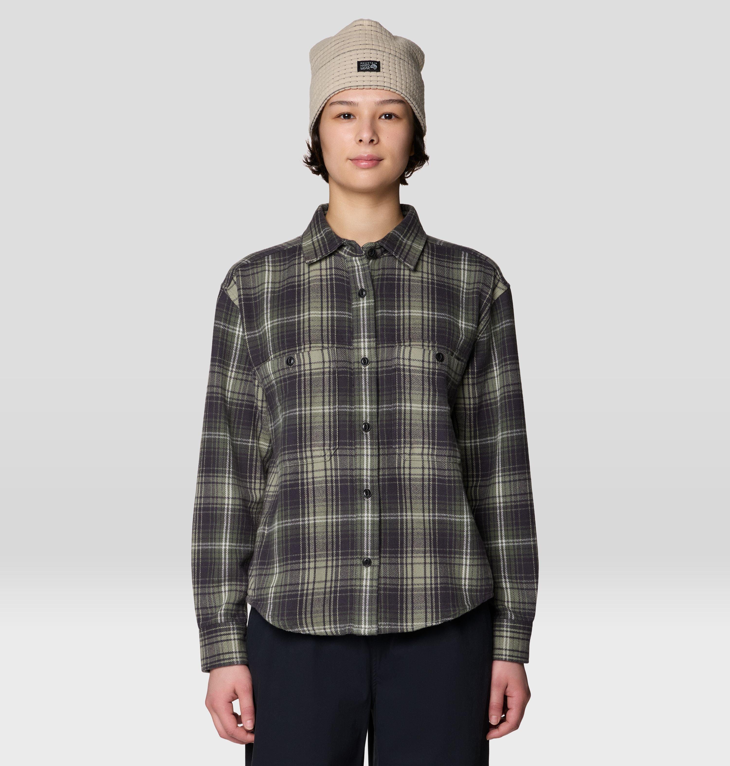 Mountain Hardwear Women's Plusher  Relaxed Long Sleeve Flannel-