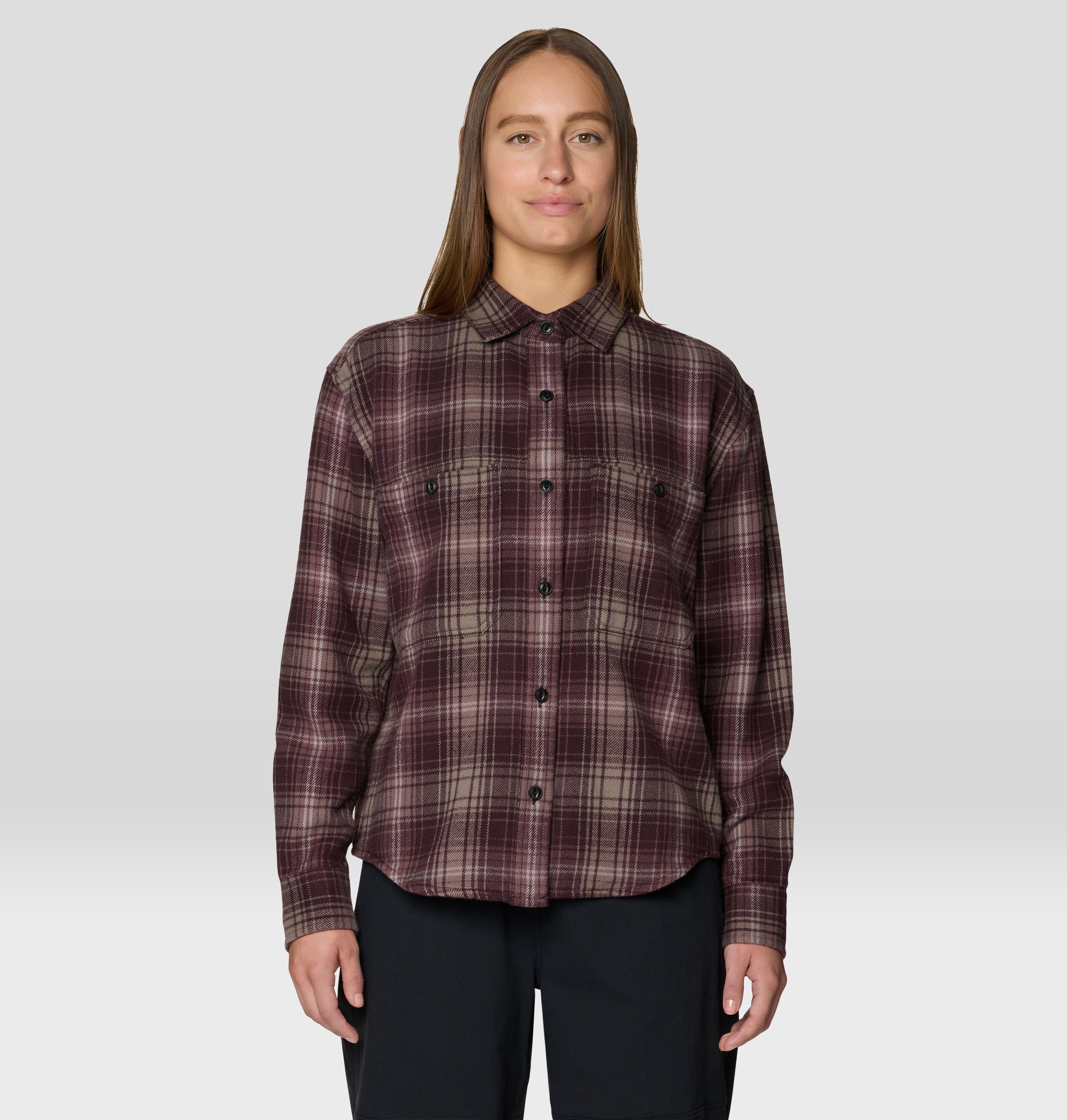 Mountain Hardwear Women's Plusher  Relaxed Long Sleeve Flannel-