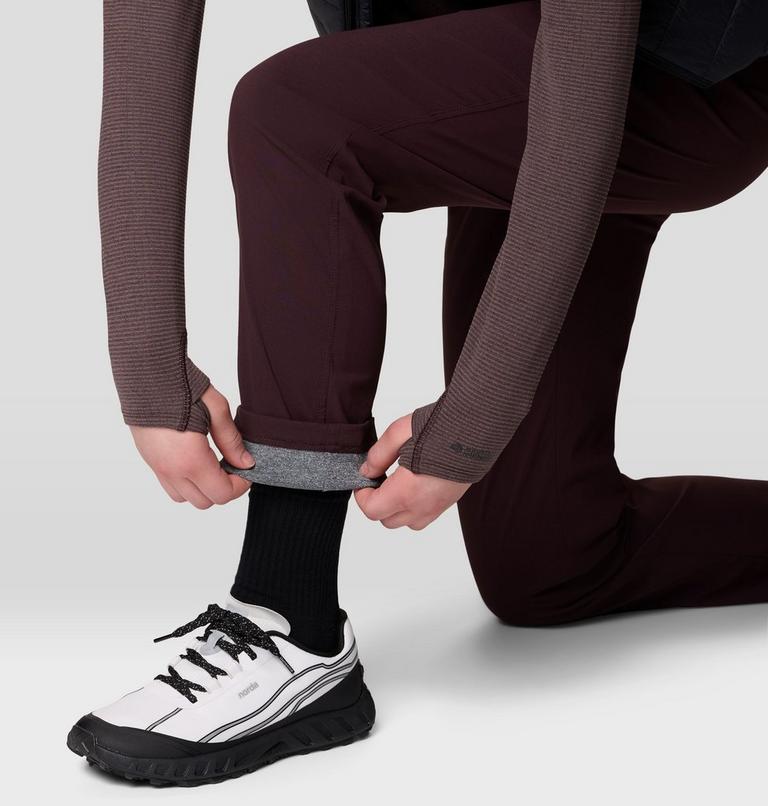 Women's Dynama Lined Pant, Color: Deep Mulberry, image 8