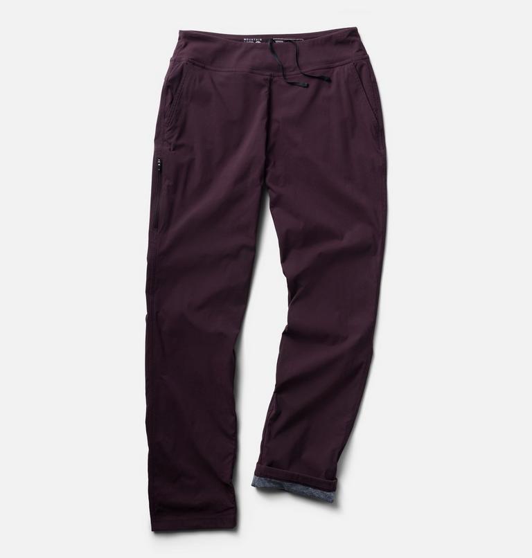 Women's Dynama Lined Pant, Color: Deep Mulberry, image 3