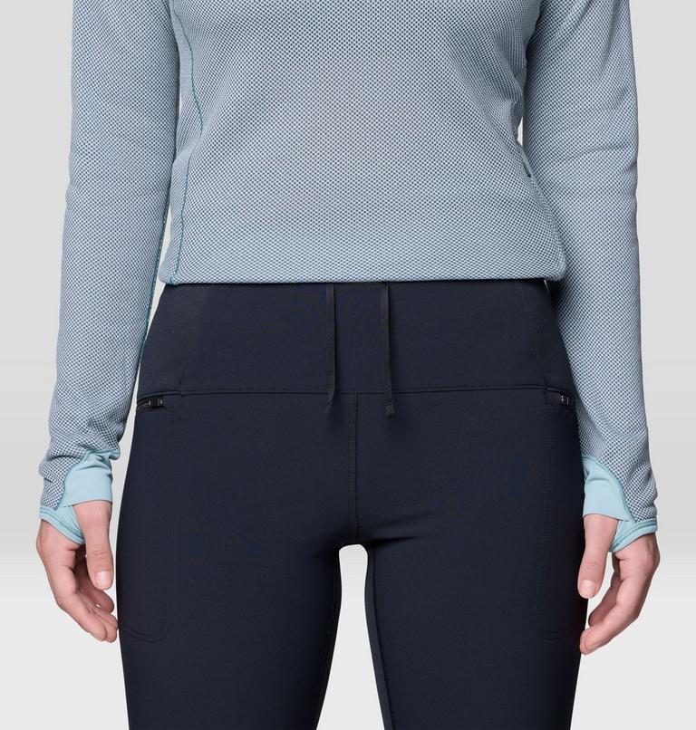 Women's TrailTracker Hybrid Tight, Color: Black, image 6