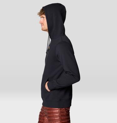 Men's MHW Center Logo Hoody, Color: Black, image 3