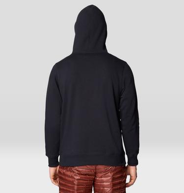 Men's MHW Center Logo Hoody, Color: Black, image 2