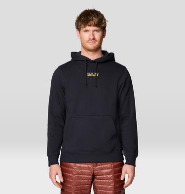 Men's MHW Center Logo Hoody, Color: Black, image 1