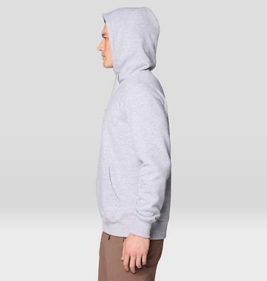 Men's MHW Center Logo Hoody, Color: Hardwear Grey Heather, image 7
