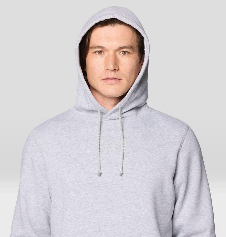 Men's MHW Center Logo Hoody, Color: Hardwear Grey Heather, image 4