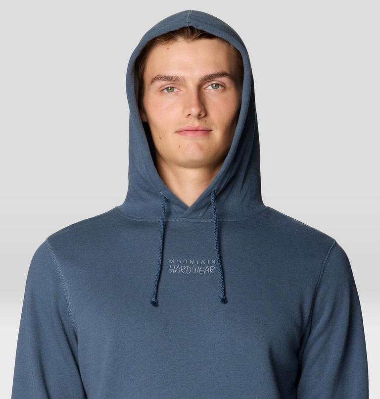 Men's MHW Center Logo Hoody, Color: Moon Blue, image 4