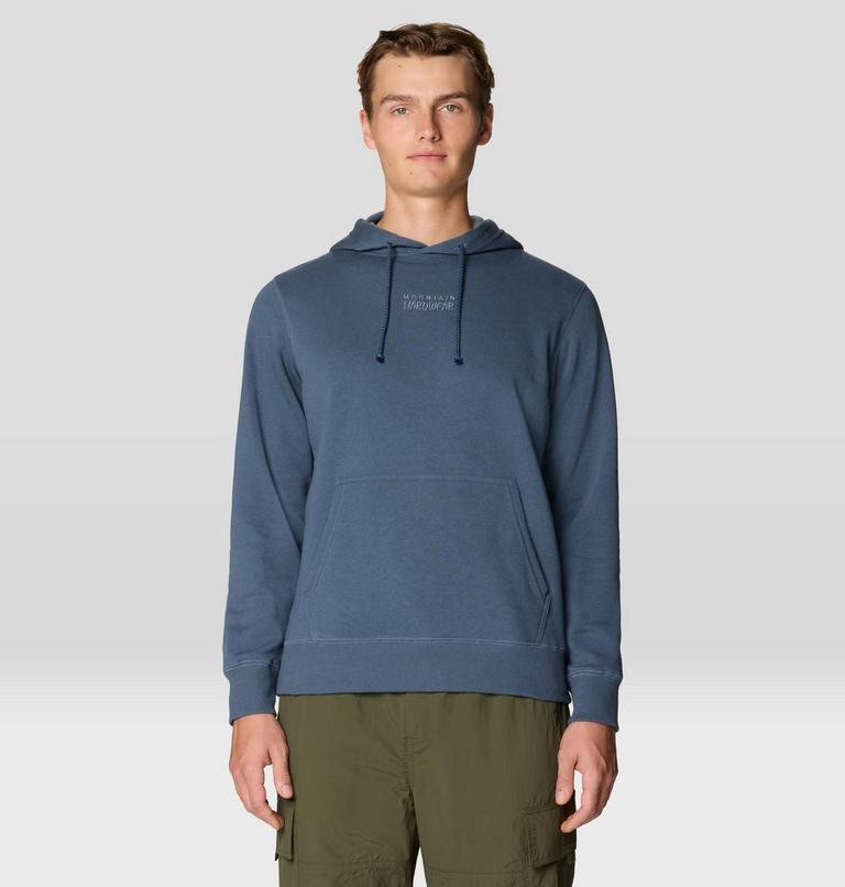 Men's MHW Center Logo Hoody, Color: Moon Blue, image 5
