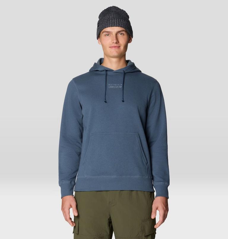 Men's MHW Center Logo Hoody, Color: Moon Blue, image 1