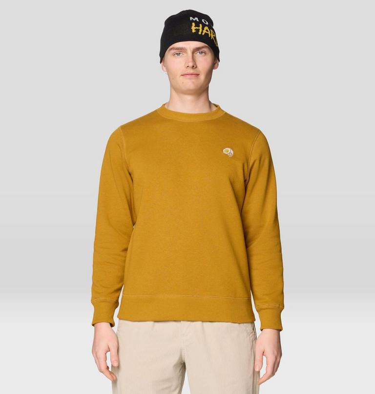 Men's MHW Box Logo Crew, Color: Underbrush, image 1