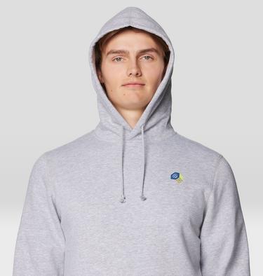 Men's Tri-Color Logo Hoody, Color: Hardwear Grey Heather, image 16