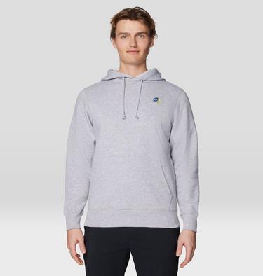 Men's Tri-Color Logo Hoody, Color: Hardwear Grey Heather, image 7