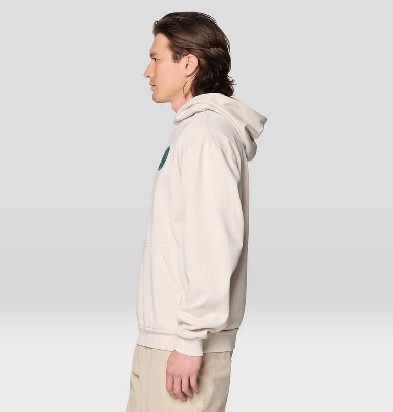 Men's Garment Dyed Pullover Hoody, Color: Fossil, image 3