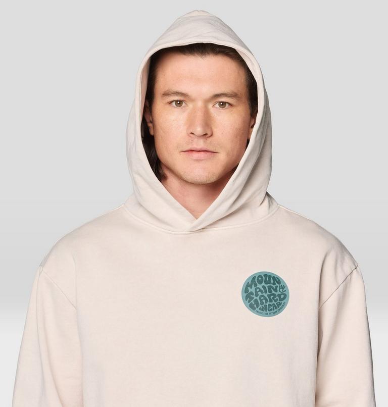 Men's Garment Dyed Pullover Hoody, Color: Fossil, image 4