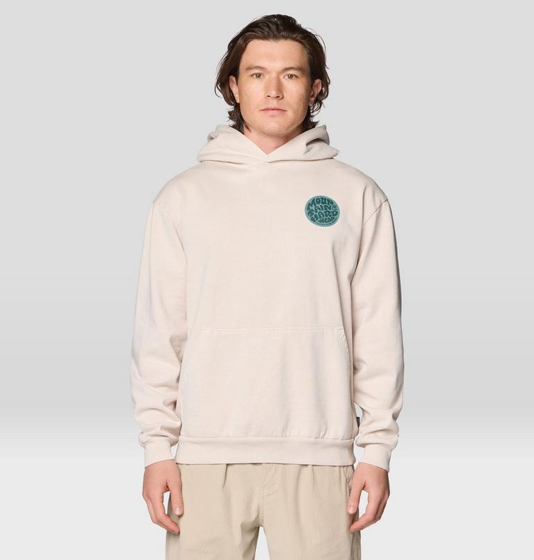Men's Garment Dyed Pullover Hoody, Color: Fossil, image 1