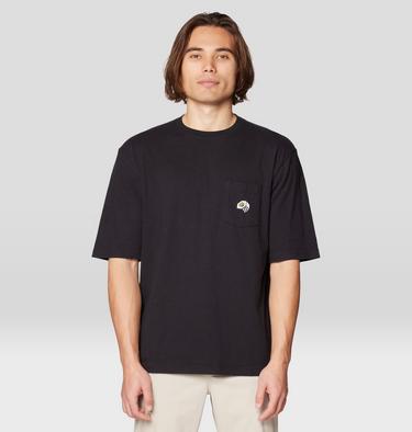Men's MHW Logo Pocket Relaxed Short Sleeve, Color: Black, image 5