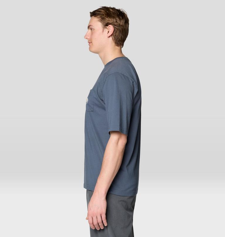 Men's MHW Logo Pocket Relaxed Short Sleeve, Color: Moon Blue, image 3