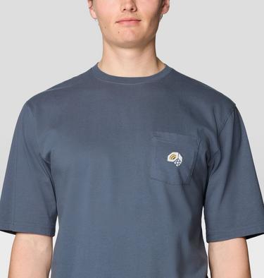 Men's MHW Logo Pocket Relaxed Short Sleeve, Color: Moon Blue, image 12