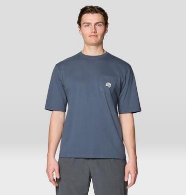 Men's MHW Logo Pocket Relaxed Short Sleeve, Color: Moon Blue, image 9