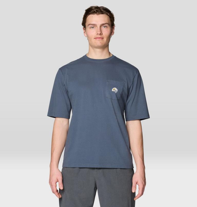 Men's MHW Logo Pocket Relaxed Short Sleeve, Color: Moon Blue, image 1