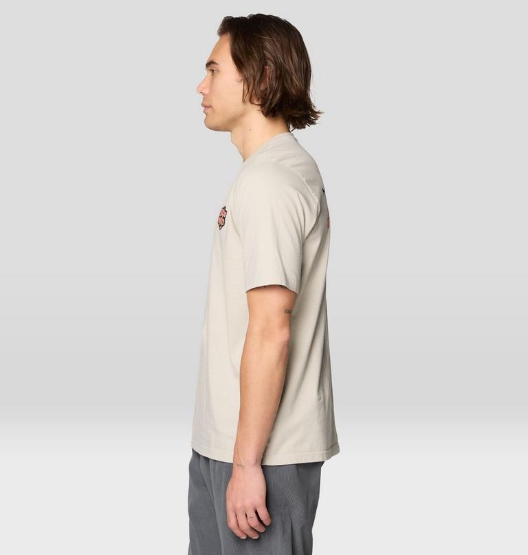 Men's MHW 90s Type Tilt Graphic Short Sleeve, Color: Oyster Shell, image 3