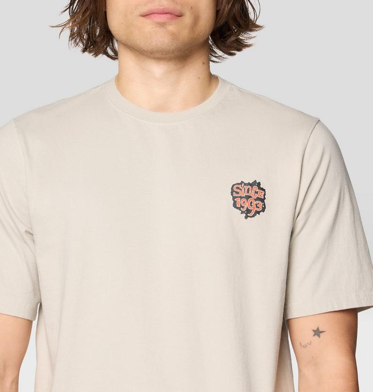 Men's MHW 90s Type Tilt Graphic Short Sleeve, Color: Oyster Shell, image 4