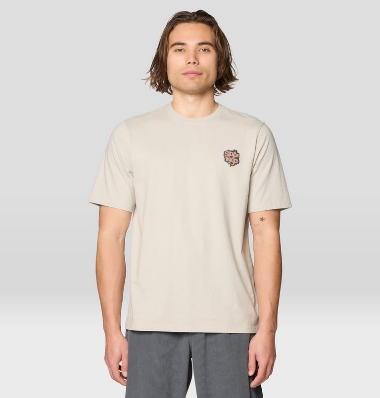 Men's MHW 90s Type Tilt Graphic Short Sleeve, Color: Oyster Shell, image 1