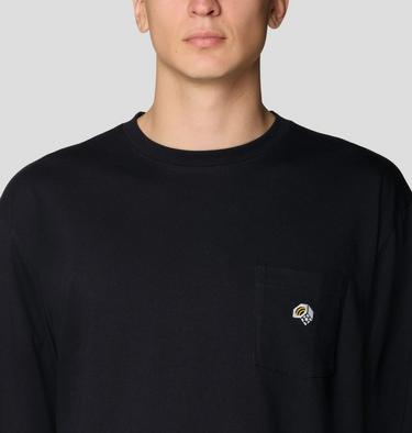 Men's MHW Logo Pocket Relaxed Long Sleeve, Color: Black, image 8
