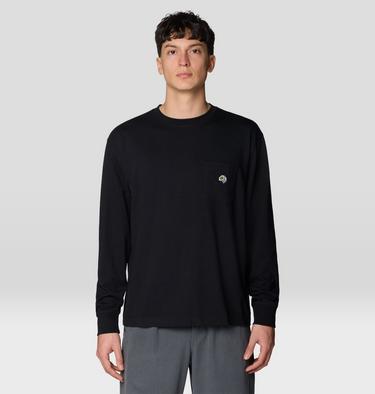 Men's MHW Logo Pocket Relaxed Long Sleeve, Color: Black, image 5