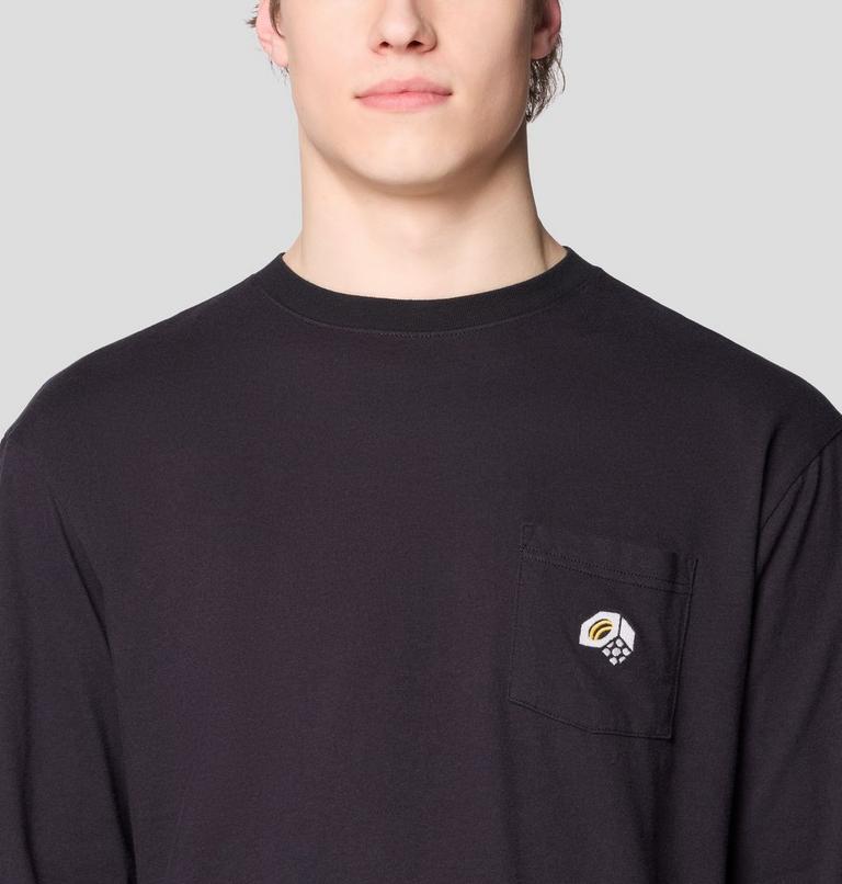 Men's MHW Logo Pocket Relaxed Long Sleeve, Color: Black, image 4