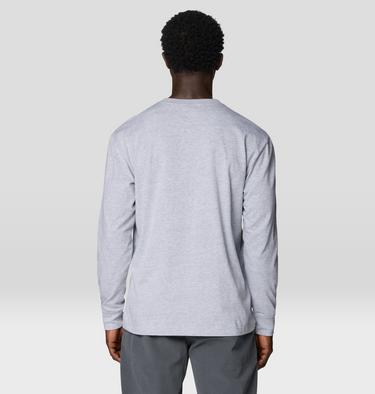 Men's MHW Logo Pocket Relaxed Long Sleeve, Color: Hardwear Grey Heather, image 2