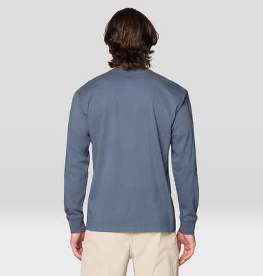 Men's MHW Logo Pocket Relaxed Long Sleeve, Color: Moon Blue, image 2