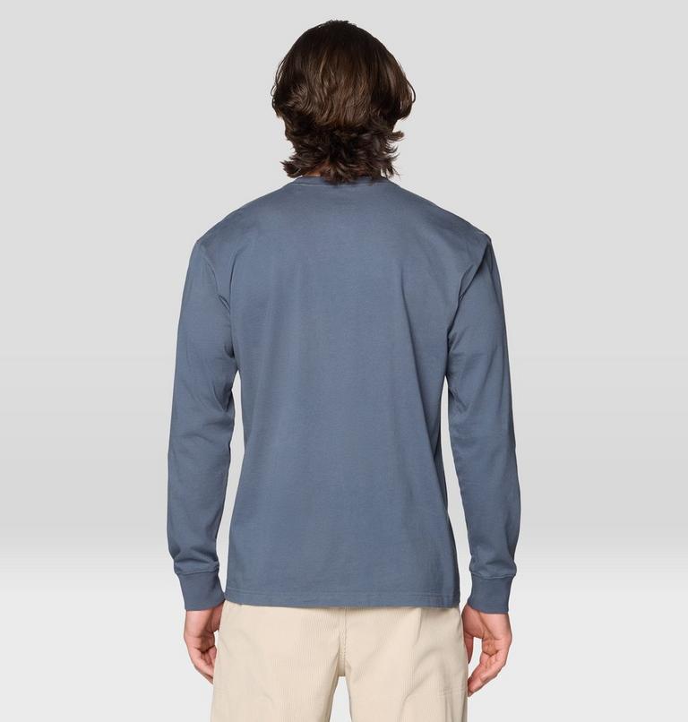 Men's MHW Logo Pocket Relaxed Long Sleeve, Color: Moon Blue, image 2