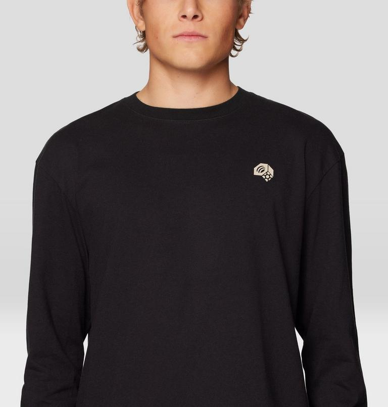 Homme Rig Graphic Relaxed Manches longues, Color: Black, image 4