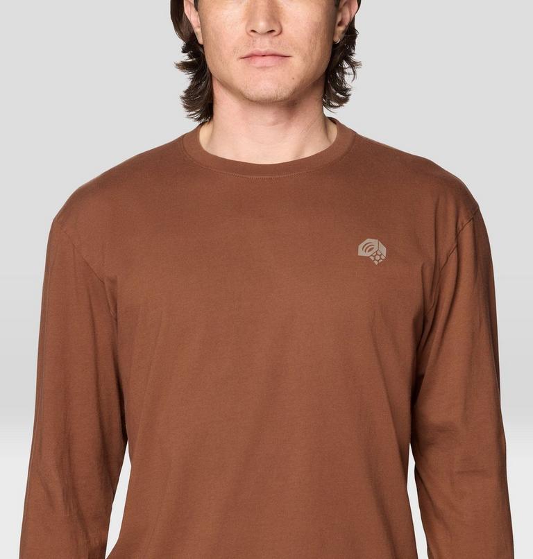 Homme Rig Graphic Relaxed Manches longues, Color: Cocoa Brown, image 4