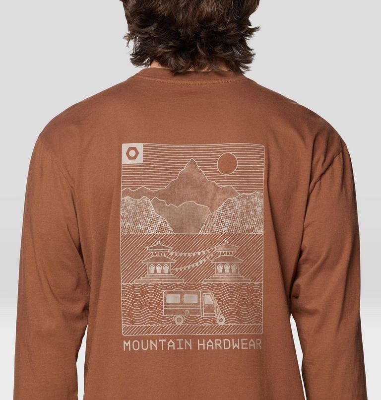 Homme Rig Graphic Relaxed Manches longues, Color: Cocoa Brown, image 5