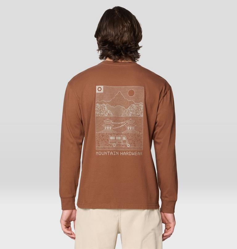 Homme Rig Graphic Relaxed Manches longues, Color: Cocoa Brown, image 2