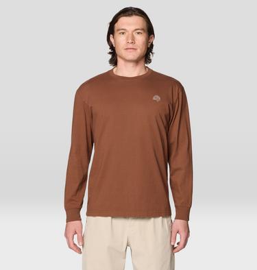 Men's Rig Graphic Relaxed Long Sleeve, Color: Cocoa Brown, image 1